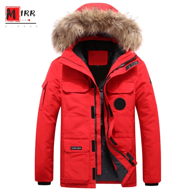 Áo Khoác Cotton Dày Cổ Lông Nhiều Túi Phối Mũ Trùm Có Thể Tháo Rời Giúp Giữ Ấm Cho Nam Vào Mùa Đông | BigBuy360 - bigbuy360.vn