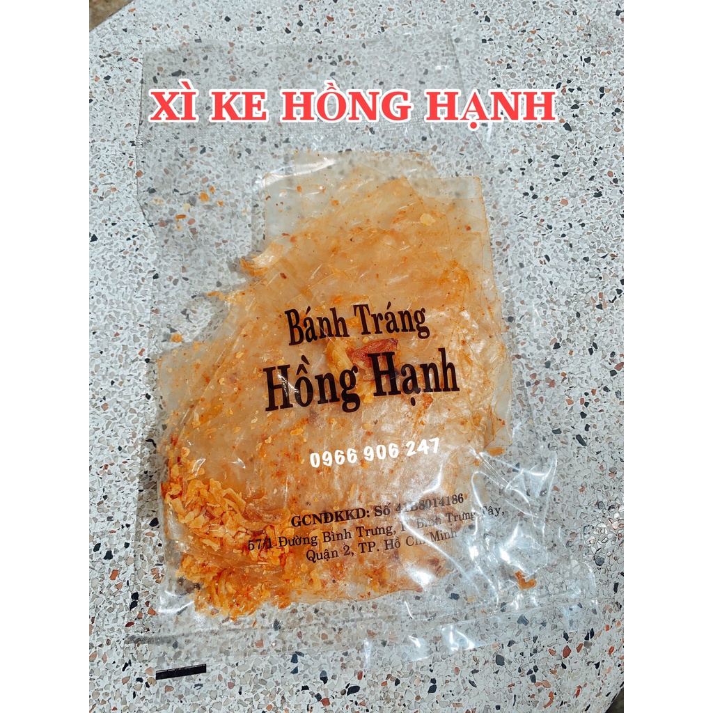 Bánh Tráng Sate Tắc Hồng Hạnh - chấm sốt me - bơ đậu phộng hành phi - xì ke muối tỏi bánh tráng trộn sẵn