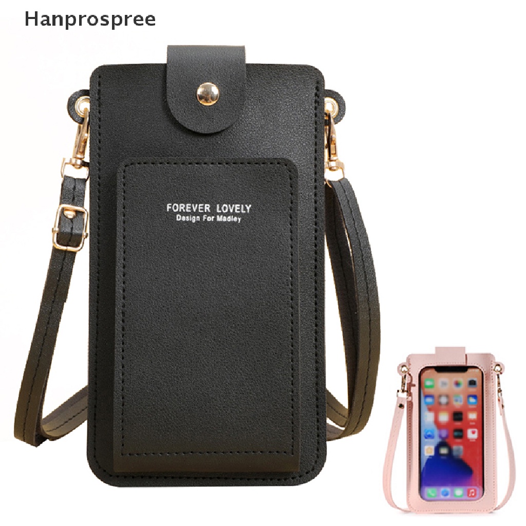 Hanprospree > Túi Xách Đeo Vai Đựng Điện Thoại Sức Chứa Lớn Có Thể Chạm Màn Hình Cảm Ứng Cho