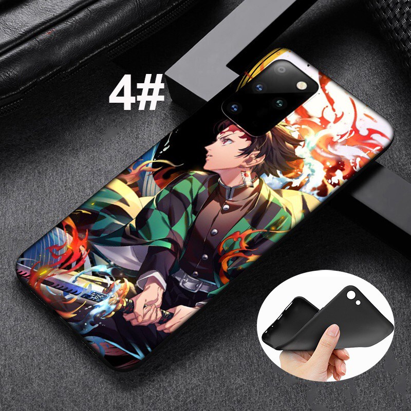 Samsung Galaxy S10 S9 S8 Plus S6 S7 Edge S10+ S9+ S8+ Soft Silicone Cover Phone Case Casing MD106 Demon Slayer Anime