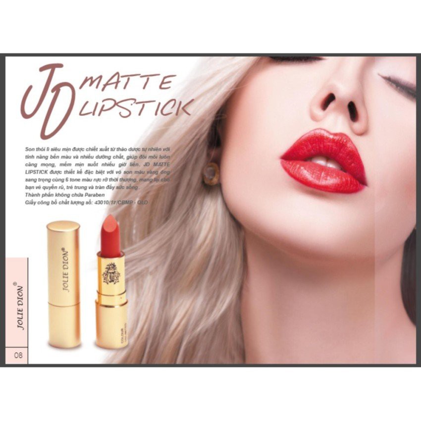 SON Jolie Dion Matte Lipstick