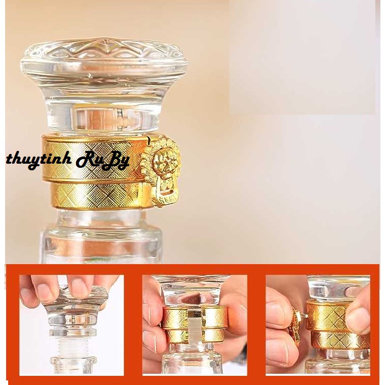 Bình ngâm rượu thủy tinh 750ml, Vỏ chai ngâm rượu xo đẹp
