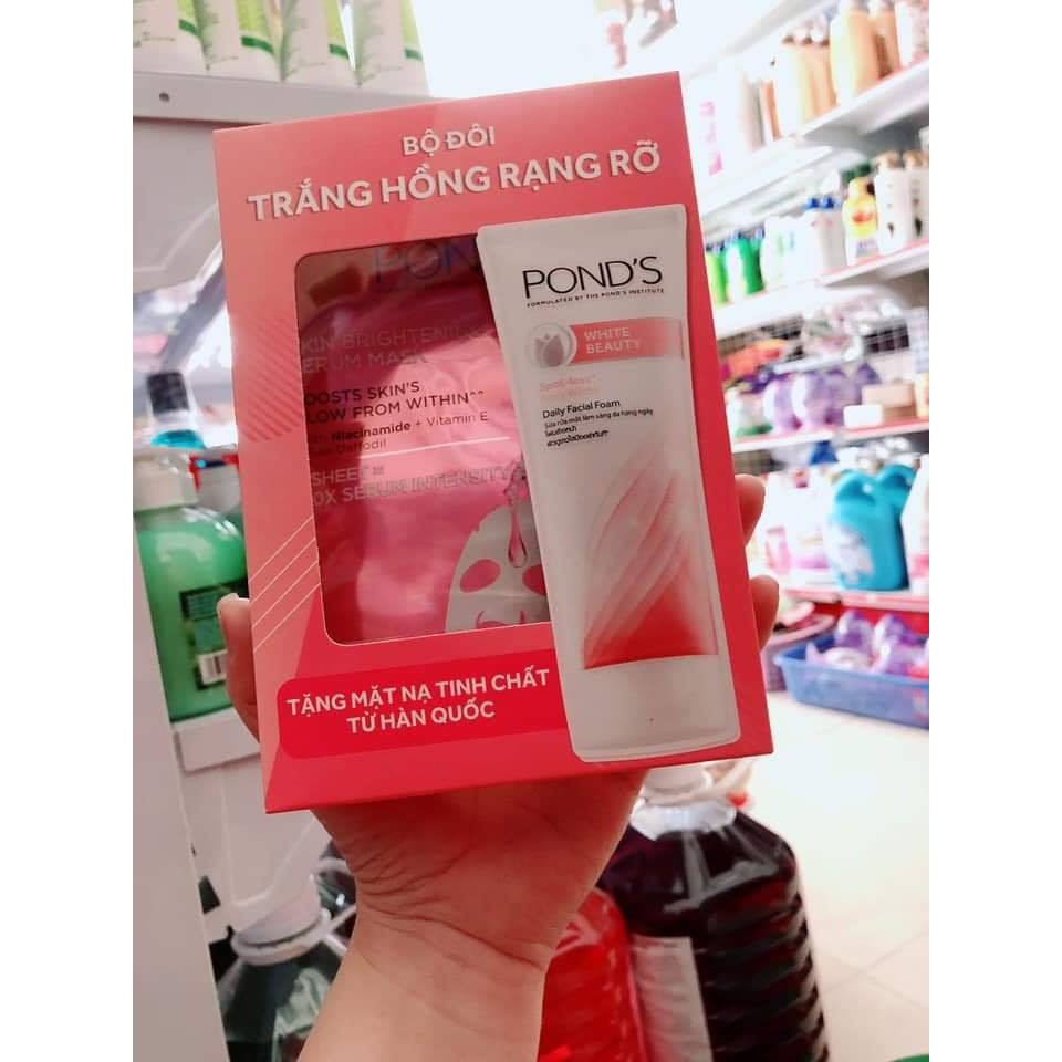 Mặt nạ Pond's tinh chất sáng da Skin Brightening Serum Mask 21ml