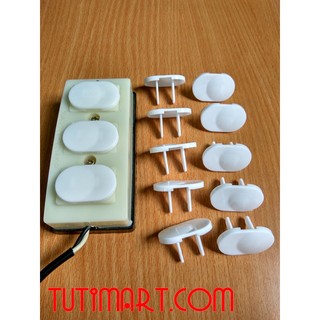 Set 10 nút bịt ổ điện nhựa cao cấp