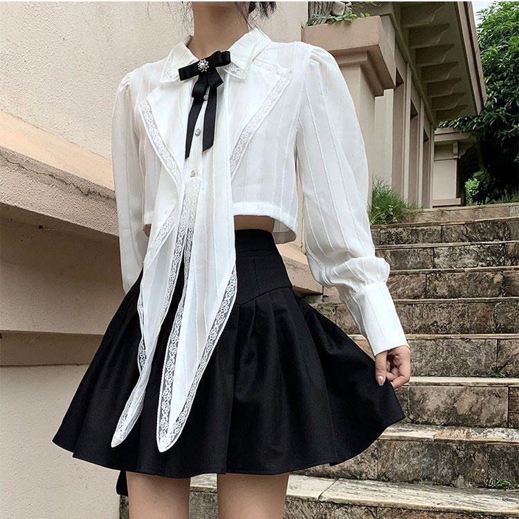 Chân váy lưng cao xếp ly phong cách hàn quốc -  LITASTORE | BigBuy360 - bigbuy360.vn