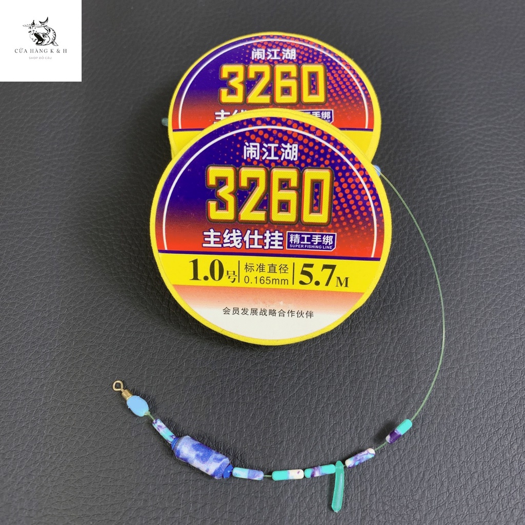 Trục câu đài buộc sẵn trục 3260 tàng hình cao cấp thich hợp câu đơn lục lure thẻo câu cá đa năng  chất lượng giá rẻ