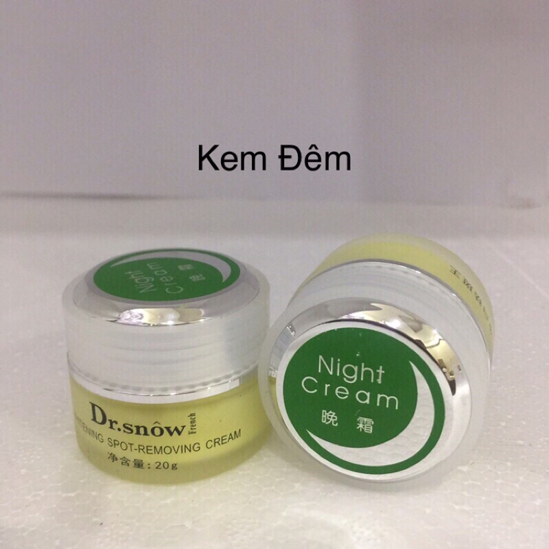 Kem Vỗ Nám Dr Snow 1 bộ