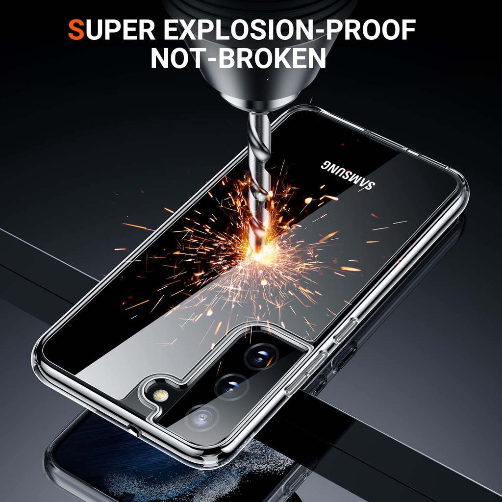 Ốp lưng silicon dẻo trong suốt cho Samsung Galaxy S22 / S22 Plus / S22 Ultra mỏng 0.6mm hiệu UltraThin - hàng chính hãng