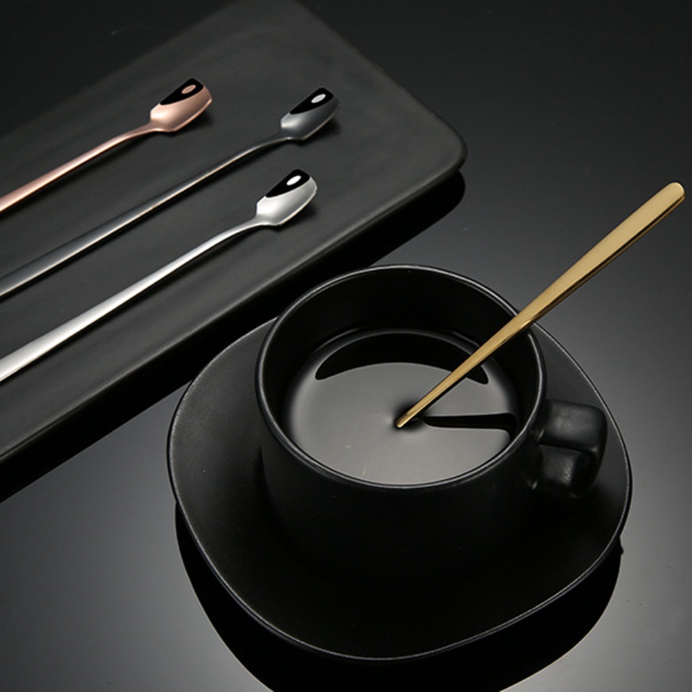 Muỗng Cà Phê Cán Dài Bằng Thép Không Gỉ 304