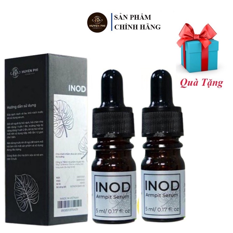 Serum hôi nách INOD Huyền Phi 5ml tác dụng triệt hôi nách, hôi chân , mồ hôi tay chân vĩnh viên