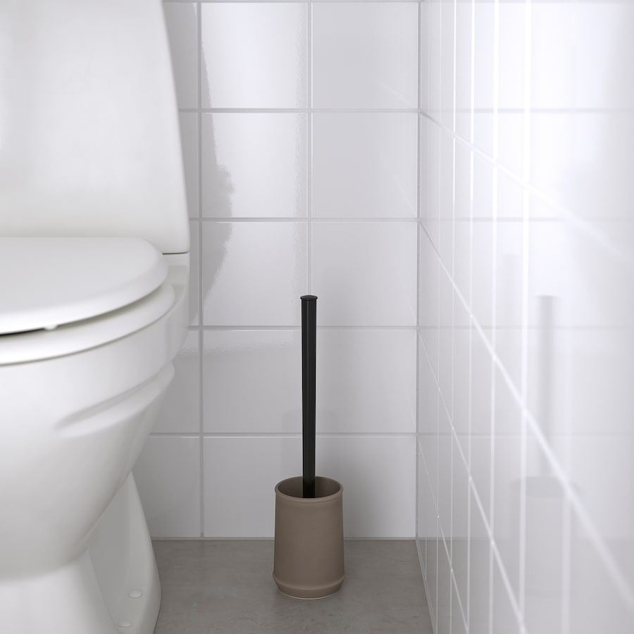 Bộ chổi toilet sứ cọ bồn cầu Tvalsjon IKEA