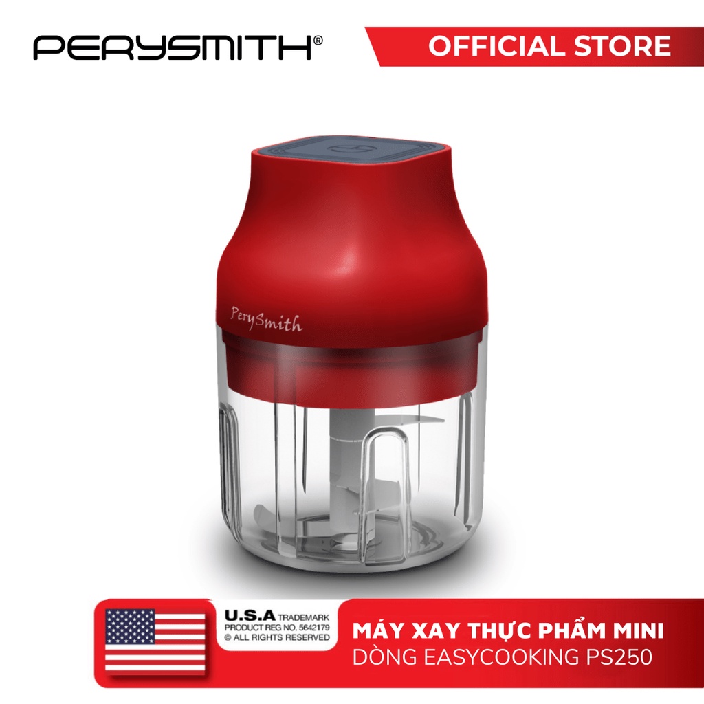 Máy xay thực phẩm mini không dây PerySmith PS250 sạc USB