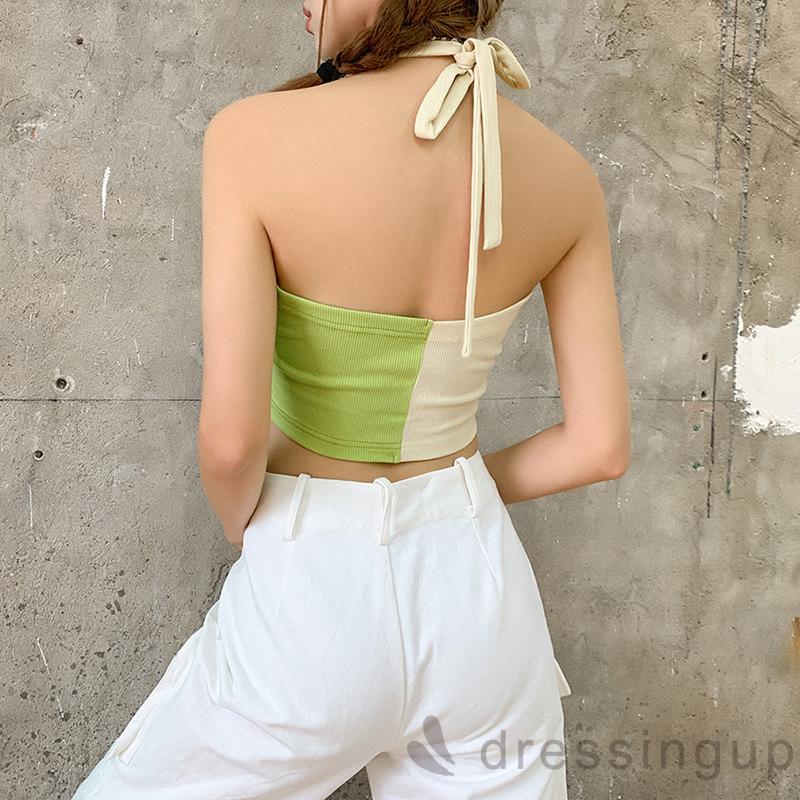 Áo lửng cổ yếm hở lưng phong cách gợi cảm dành cho nữ