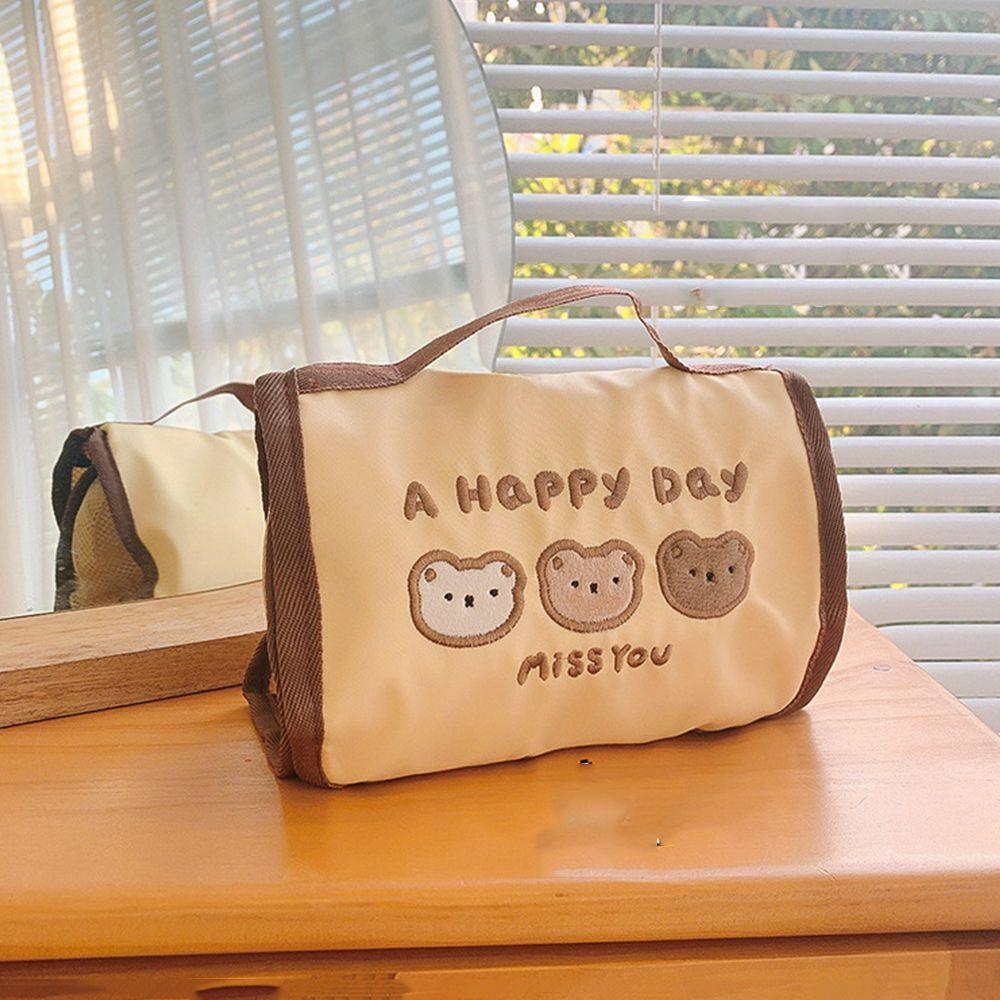 Túi Đựng Mỹ Phẩm Chống Thấm Nước Đa Năng Có Khóa Kéo Dung Tích Lớn Ốp