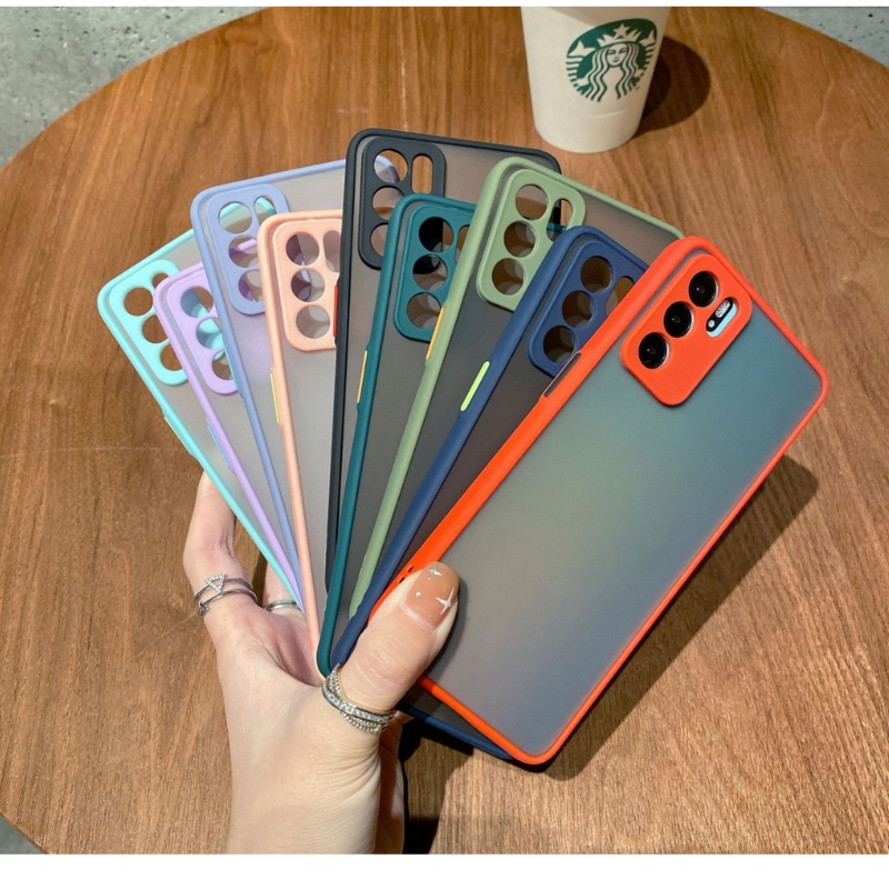 Ốp lưng Oppo Reno4 Reno4 pro Reno5 Reno6-5g Reno6z 5g - Ốp điện thoại nhựa PC đa sắc màu