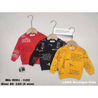 [SALE] ÁO THUN TAY DÀI COOL NGẦU CHO BÉ TRAI - HÀNG QUẢNG CHÂU