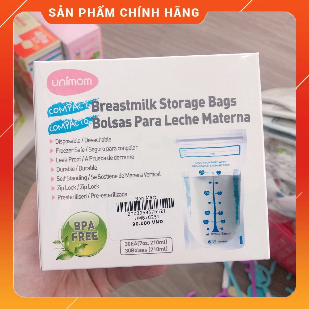 Túi trữ sữa Unimom