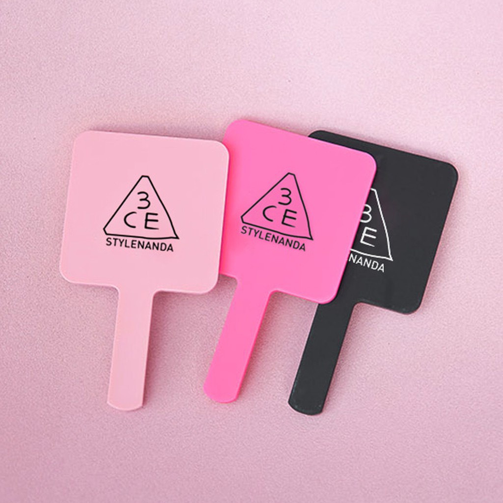 Gương Cầm Tay 3CE Square Hand Mirror Dáng Vuông 120 x 217mm