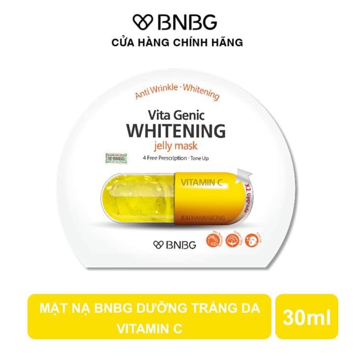 Combo 10 gói Mặt nạ giấy BNBG Vita Genic Jelly Mask 30ml x10 (Lifting, Whitening, Relaxing, Hydrating)