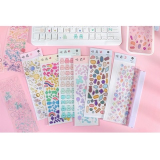🌿Sticker hình dán trang trí mạ kim
