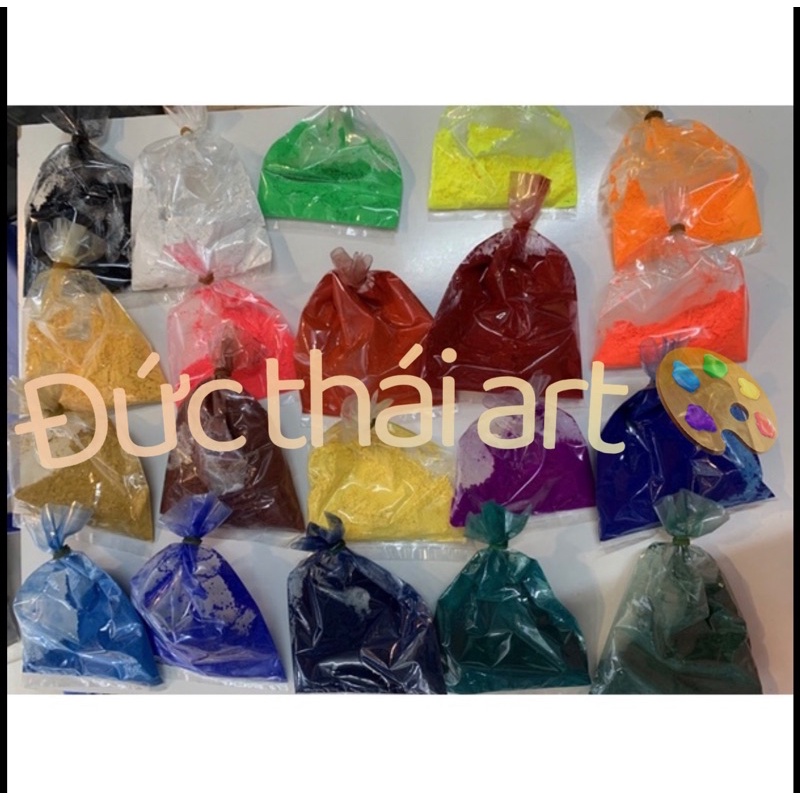 Màu bột vẽ tranh theo gói nhỏ