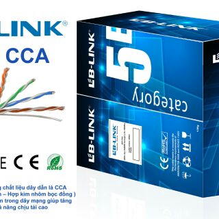 100m dây mạng cat5 lblink bấm sẵn hai đầu
