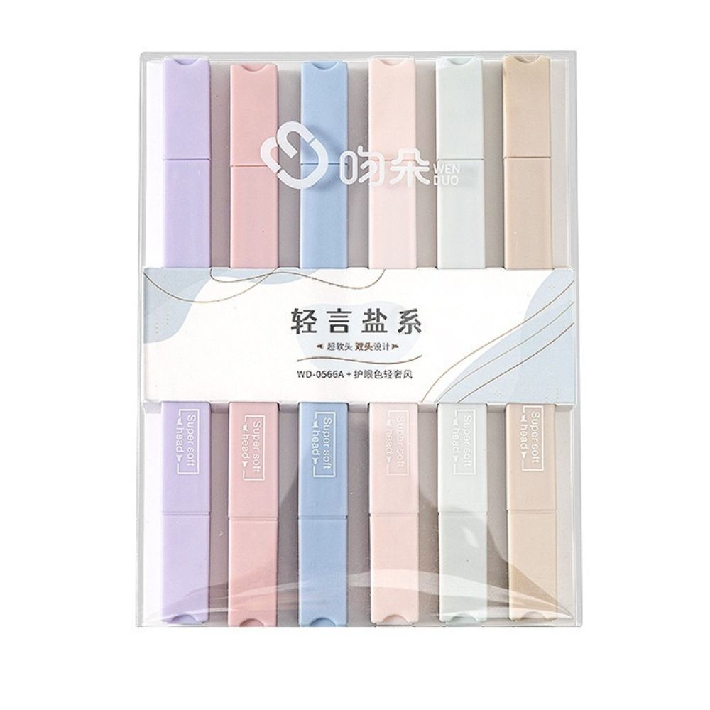 Bút highlight dạ quang đánh dấu màu kem