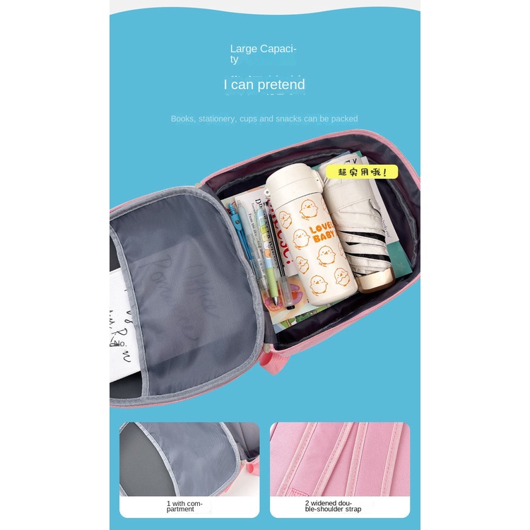 ♛Balo Đi Học Siêu Nhẹ Cỡ Lớn Họa Tiết Công Chúa Elsa Disney Xinh Xắn