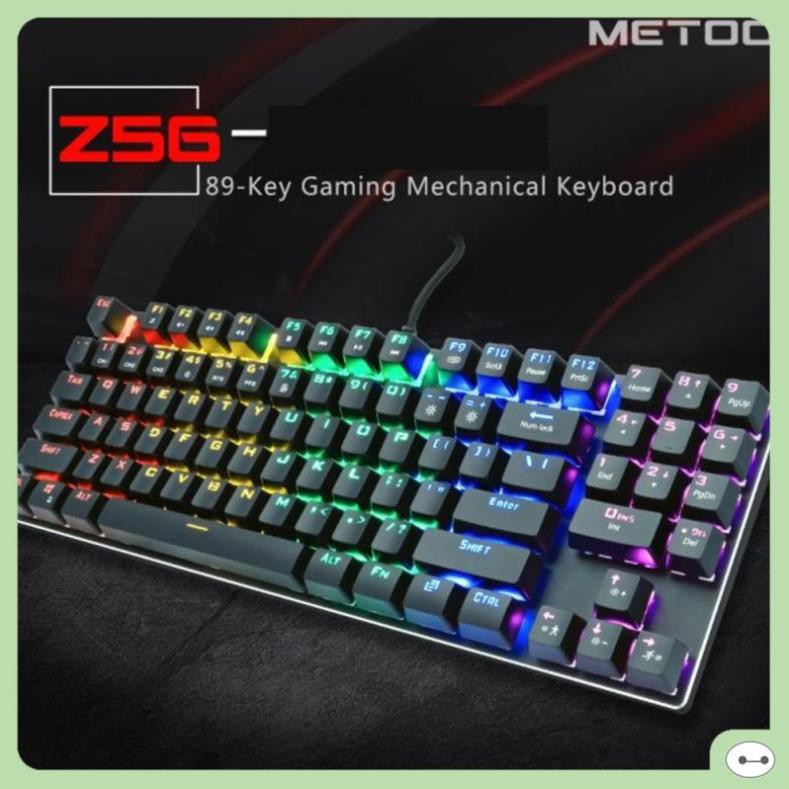 BÀN PHÍM CƠ ZERO METOO Z56 LED RAINBOW (TKL CÓ NUMBLOCK)