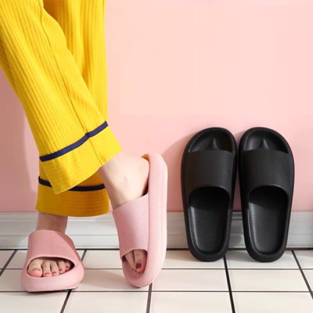 [ Sale sốc] Dép lê Unisex quai ngang đế bánh mì thông hơi nhiều màu siêu nhẹ - DAUBE - D015
