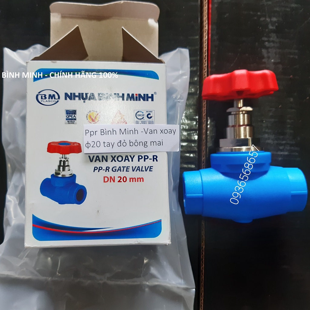 Van xoay PPR20 - PPR Bình Minh - Chính hãng 100%