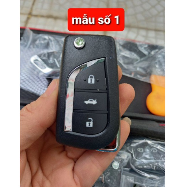 Chìa khóa độ gập toyota vios,yaris,inova...bản đủ tự cài đặt đễ dàng