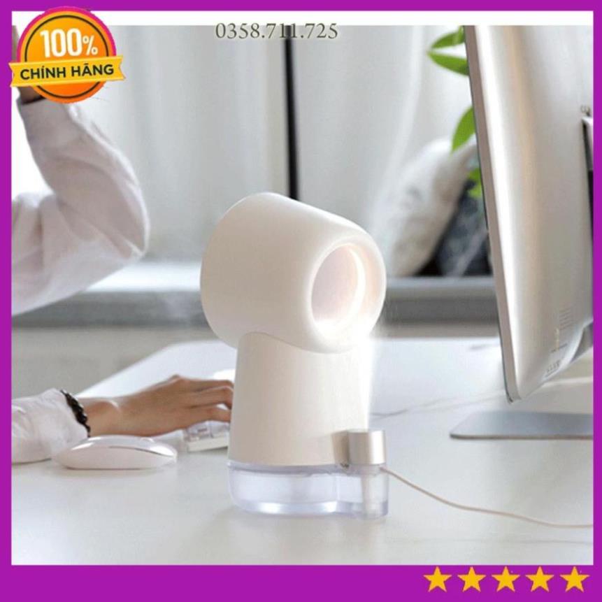 Máy phun sương ion âm trung hòa bụi không khí, máy xông tinh dầu có đèn ngủ hiện đại