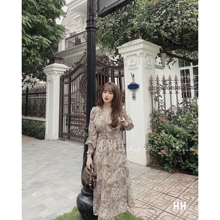 bán sỉ váy voan dài tay sll