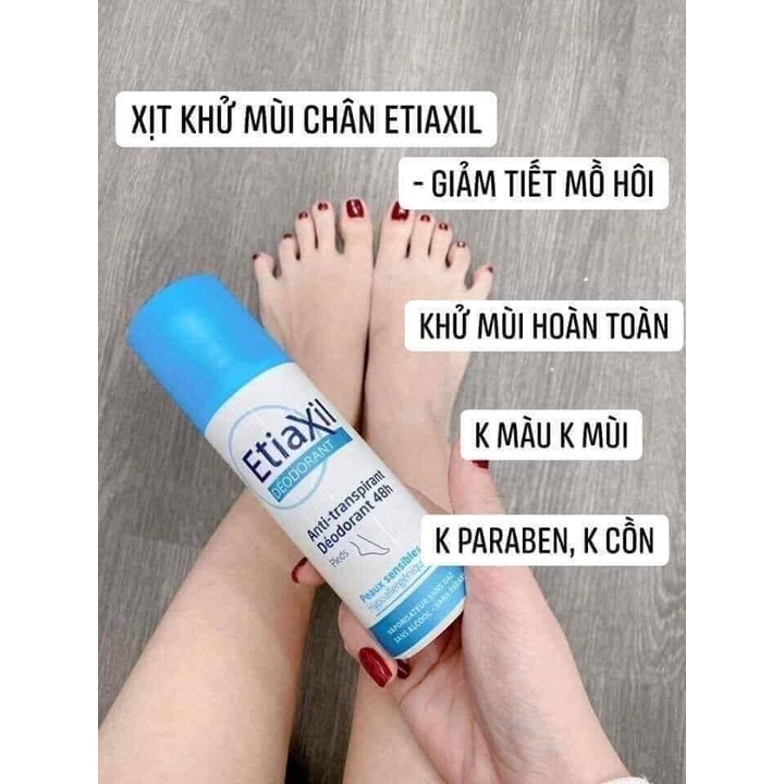 Xịt Khử Mùi Hôi Chân Etiaxil 100ml