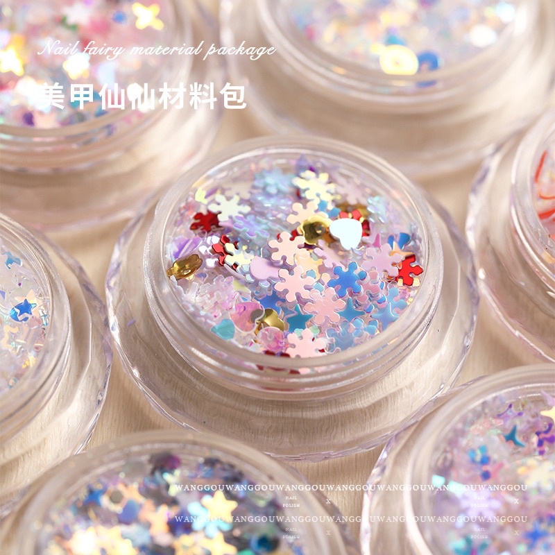 HOLIDAYNAIL Nhủ hoa tuyết ẩn gel trang trí móng