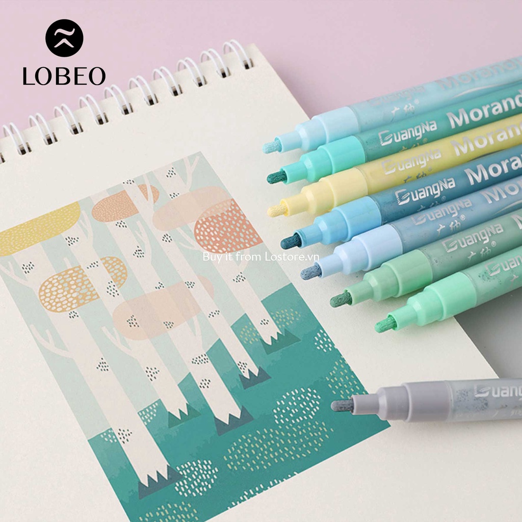 [ LỖ STORE ] Bút sơn Acrylic Guang Na tông Morandi