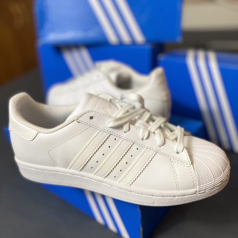 💙Xã Lỗ 💙Thanh Lý Tồn Kho 💙Giày Adidas 3 Sọc Trắng AllWhite Chính Hãng Adidas