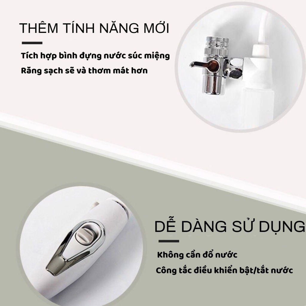 Máy Tăm nước cơ gắn vòi rửa mặt X4