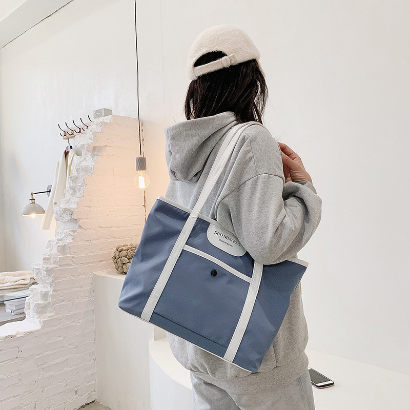Túi đeo vai túi xách nữ CHEN, túi xách vải canvas tui tote a4 ulzzang Hàn Quốc TX19