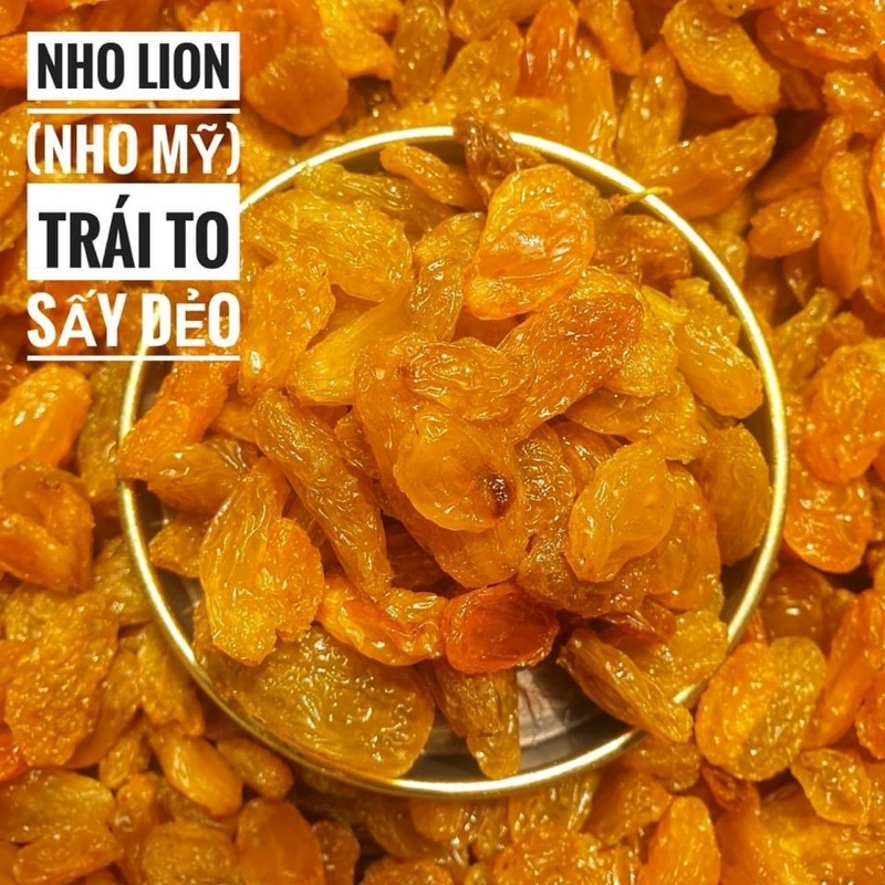 NHO LION VÀNG SẤY DẺO KHÔNG ĐƯỜNG LON 500gr[FREE SHIP] TỪ ĐƠN 50K, [Loại Đặc Biệt] Hàng ngon nhà làm