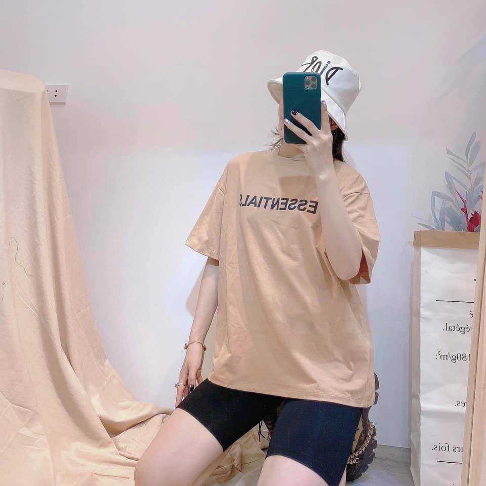 Set áo thun in ESSENTIALS +quần legging ulzzang thời trang nữ Fmstyle Saigon 21SB03D31301