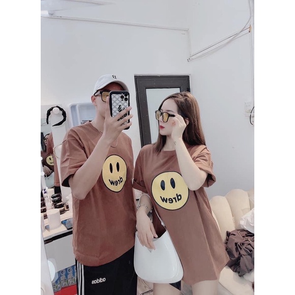 Áo Thun Tay Lỡ ABC Ảnh Thật, Áo Phông Unisex Mam Nữ Form Rộng Oversize Chất Liệu Cotton
