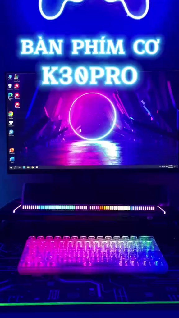 Bàn Phím Cơ Bluetooth Mini Trong Suốt Siêu Đẹp Ziyou K30 Pro Trục CƠ White Switch Gõ Êm Có HOTSWAP Cho Máy Tính Ipad ĐT | BigBuy360 - bigbuy360.vn