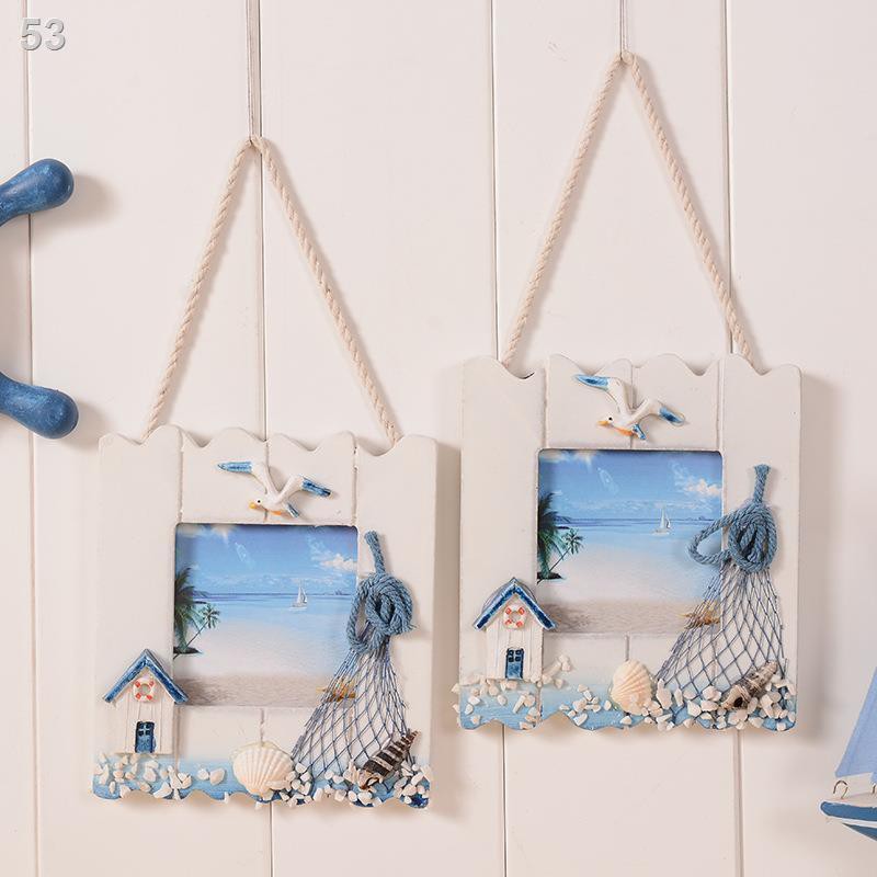 Châu Âu cao cấp treo khung ảnh Địa Trung Hải Mặt dây chuyền tường thủ công mỹ nghệ bằng gỗ Ý tưởng thiết lậpZ