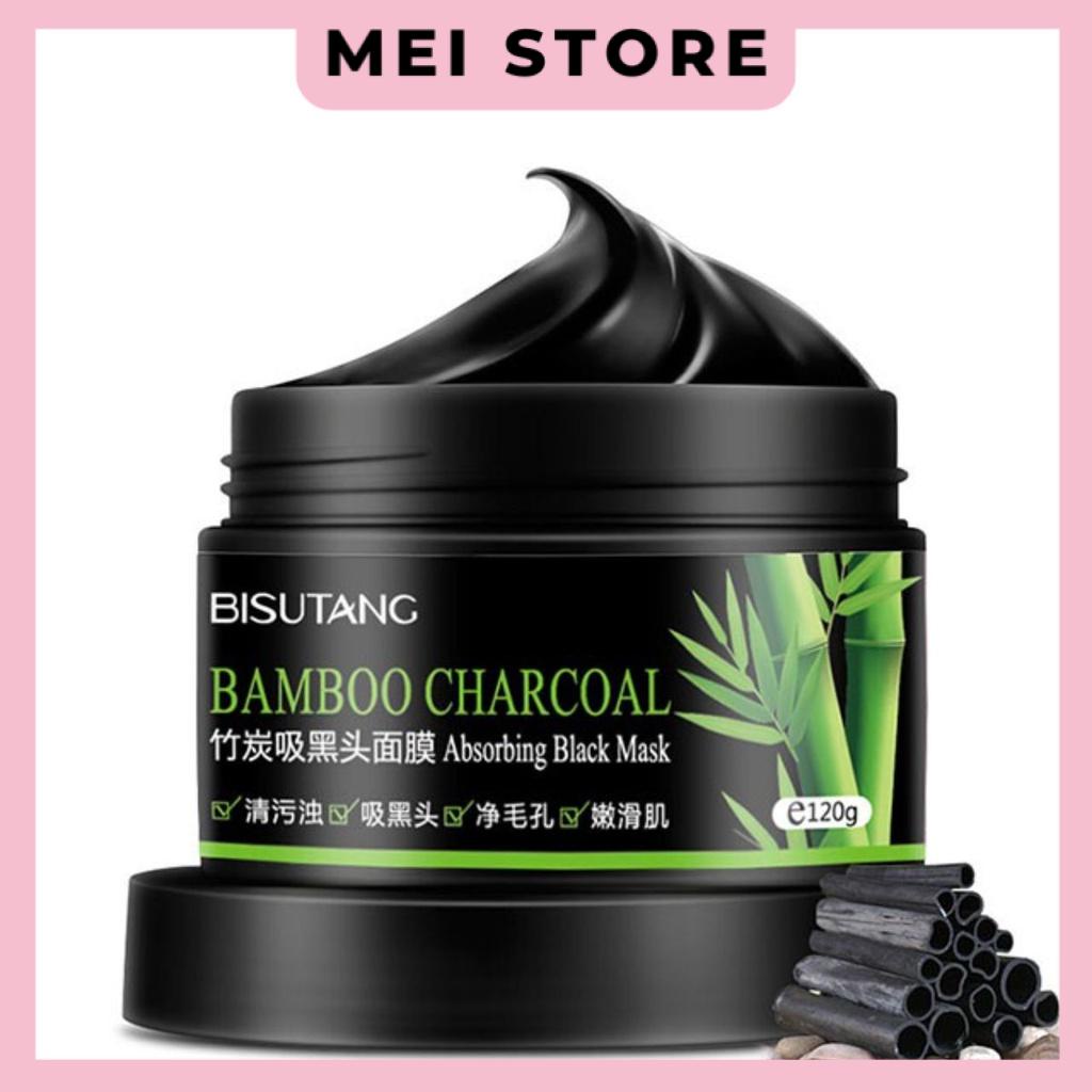 Mặt Nạ Lột Mụn Đầu Đen Than Tre Bisutang Bamboo Charcoal 120g