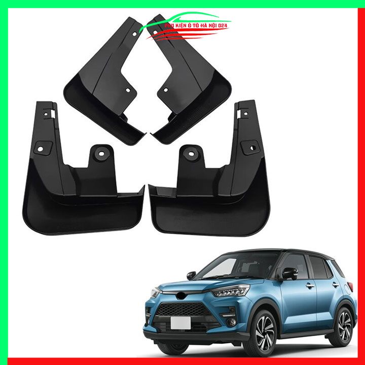 Bộ 4 chắn bùn Toyota Raize 2020-2024 chuẩn theo xe