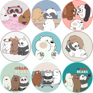 Giá đỡ điẹn thoại popsocket griptok 3 chú gấu bare bears