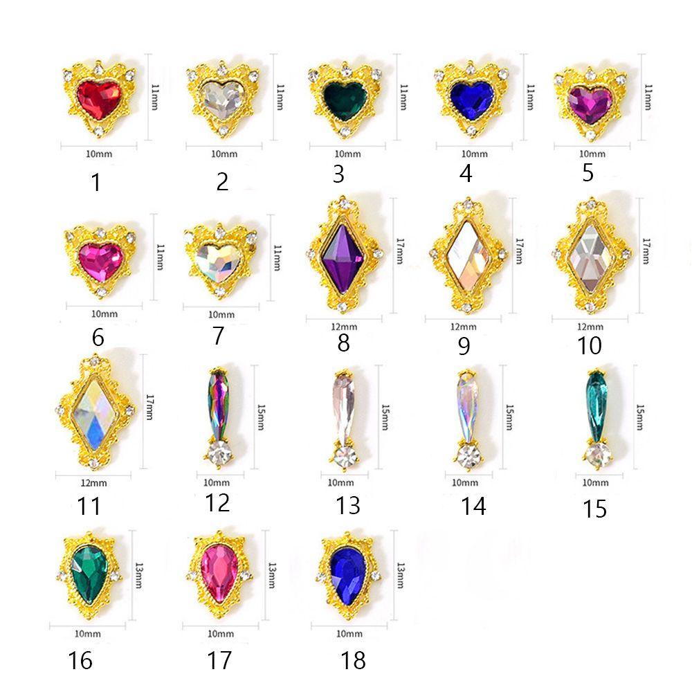 ❦Tôi❦ Trái Tim Thả|Miếng Dán Trang Trí Móng Tay Nghệ Thuật DIY Mới