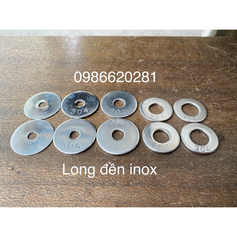 Long đền inox bằng